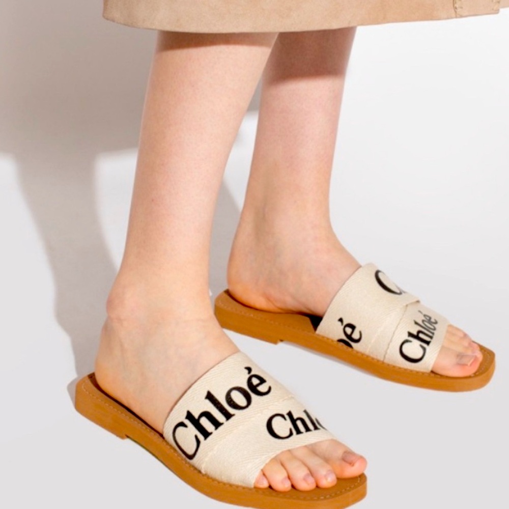 Chloe Woody Slide Sandals